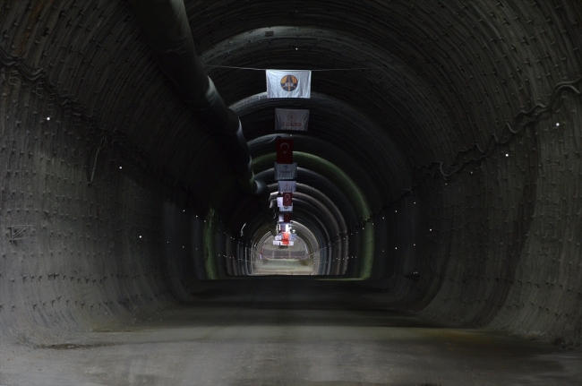 Çorum'daki Kırkdilim Tünelleri'nde ikinci ışık görüldü